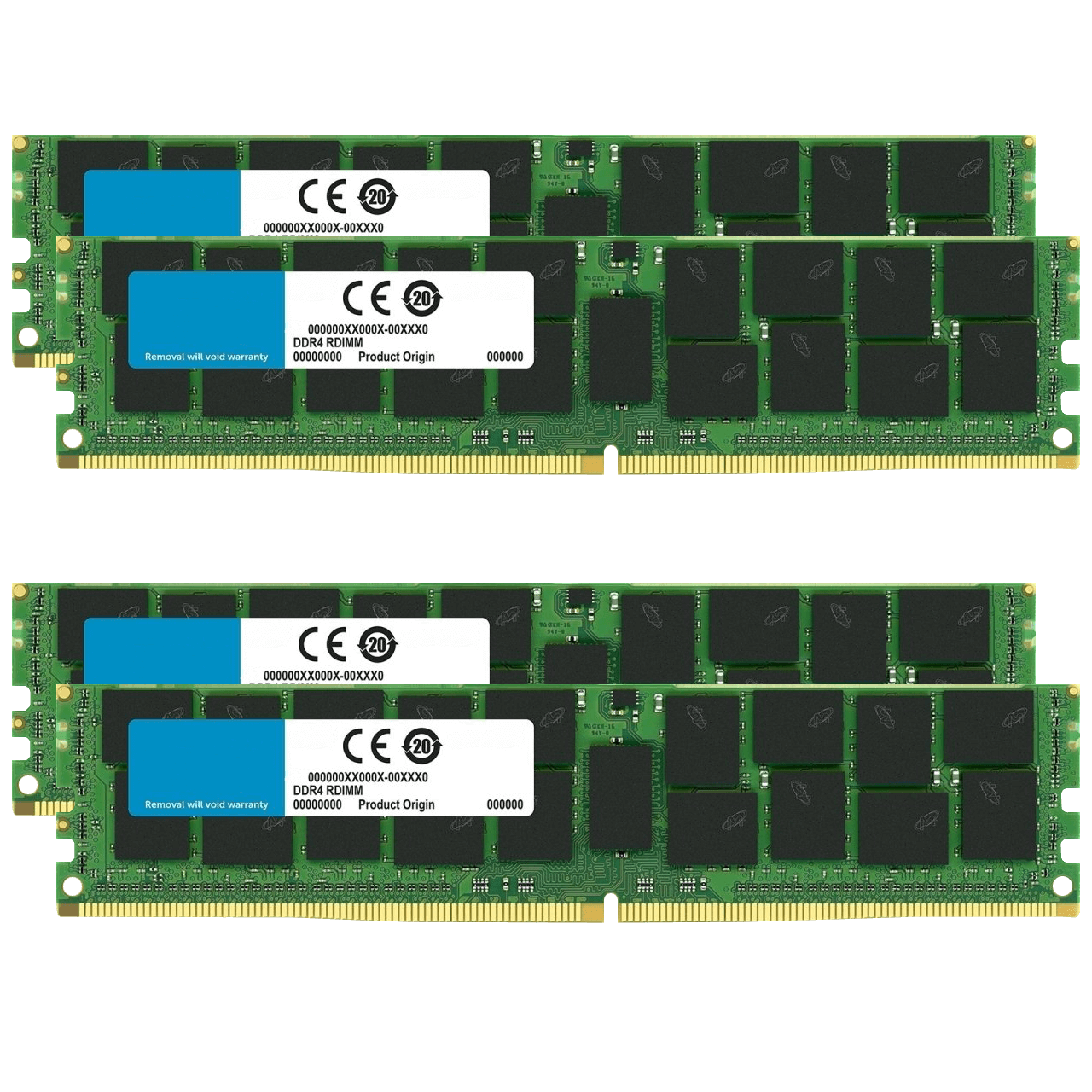 DDR4 Multi-Vendor Server RAM | 16GB–512GB Memory Modules