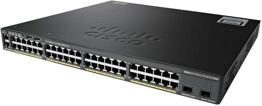 WS-C2960X-48LPS-L – Cisco Catalyst 2960-X 48-Port GigE PoE+ Switch with 370W Power & 4x1G SFP Uplinks